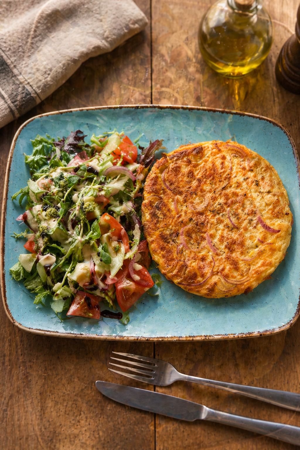 Omelette & Salad