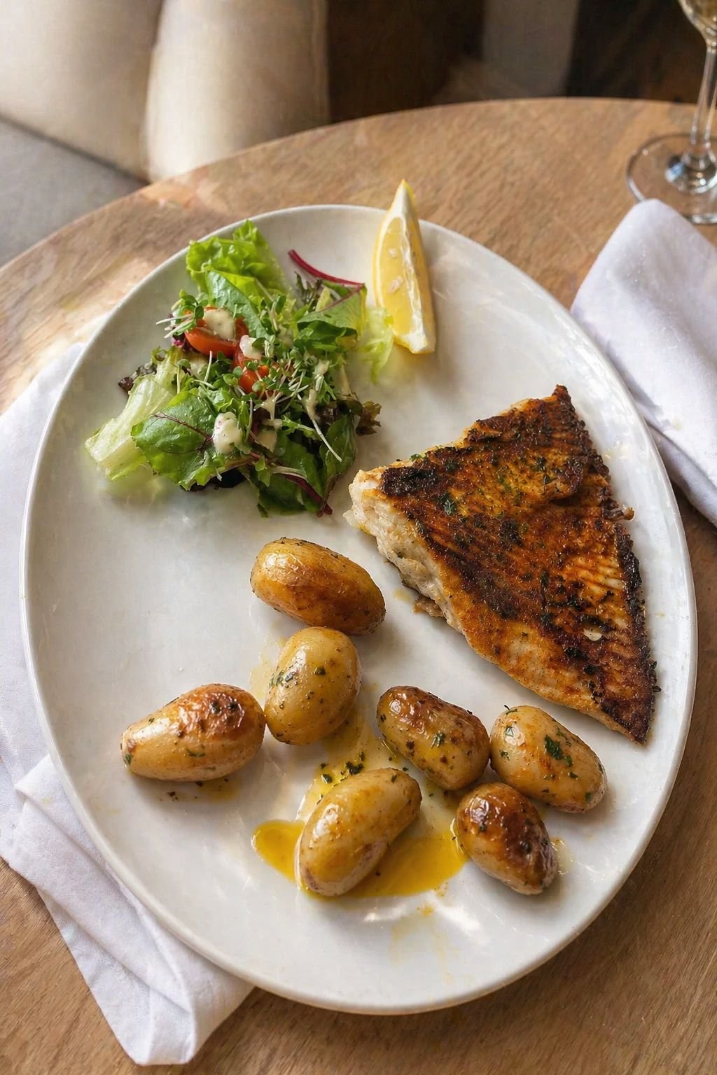 Grilled Skate Wing